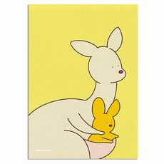 동물 포스터 캥거루