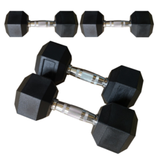 DAEHAN SPORTS PEV 六角啞鈴, 3kg, 4個