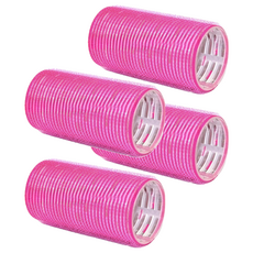 Hi Today 導熱特大瀏海髮捲, 4個, 深粉色