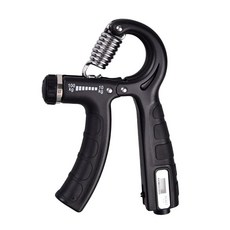 LEADER X Mellow Morandi 可調節智能計數握力器 10~100kg, 黑色, 1個