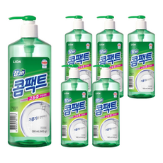 참그린 콤팩트 주방세제 용기, 600g, 6개