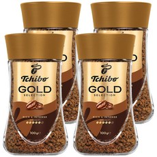 Tchibo 黃金精選即溶咖啡, 100g, 1罐, 4罐