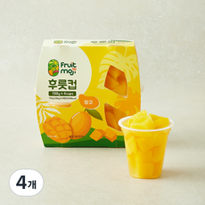 FruitMoji 후룻컵 망고, 198g, 4개, 4개입