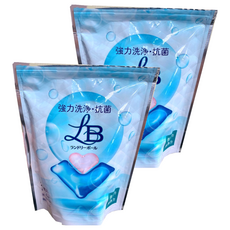 LB 抗菌消臭洗衣球補充包 心型皂香 強力洗浄抗菌 180g, 40入, 20件