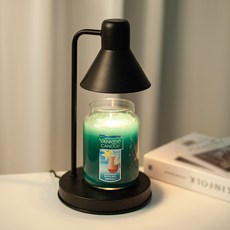 The Sweet Candle Warmer Mono Black + Yankee Candle Large Jazz + 鹵素燈泡隨機發貨 2p, Bahama Breeze, 黑色