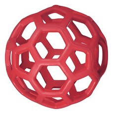 Petmate jw 橡膠洞洞足球, 顏色隨機, 1個