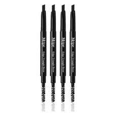 엠시피 타투 엣지 삼각 브로우 펜슬 0.25g, 1호 다크브라운, 4개