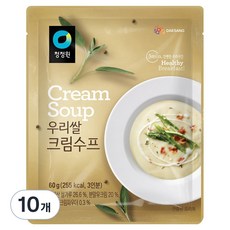 청정원 우리쌀 크림수프, 60g, 10개