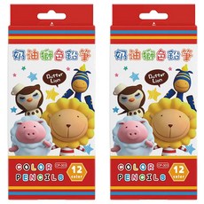 奶油獅 CP303 12色 色鉛筆 (紙盒) 兒童繪畫安全無毒 激發創意, 2入