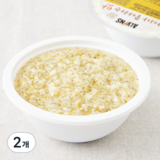 엘빈즈 중기2 7~10개월 느타리치킨죽, 180g, 2개, 혼합맛(느타리/치킨)