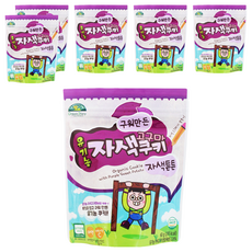 오가닉스토리 구워만든 유기농 튼튼 쿠키, 6개, 60g, 자색고구마