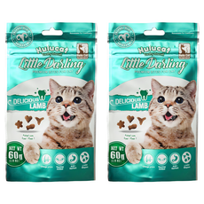 Hulu Cat 卡滋化毛潔牙餅, 羊肉, 60g, 2包