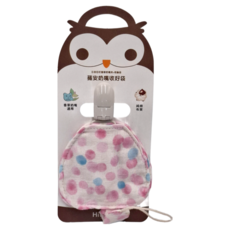 HiBOU 喜福 女寶寶 奶嘴蘋安收好袋 奶嘴鍊 + 收納袋, 顏色隨機, 1組