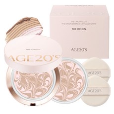 AGE20'S The Origin水潤光澤精華粉餅 12.5g+替換芯 12.5g, 13 Pink Latte, 1組