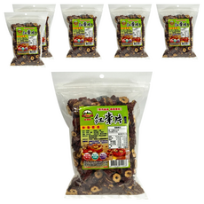 旺來旺 紅棗片 (果肉飽滿 香甜滋補), 200g, 6包