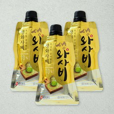 주비푸드 뿌리를 갈아만든 생와사비 70%, 75g, 3입