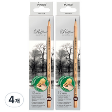 Allode Marco 原木素描鉛筆 TYPE04 12入, HB, 4個