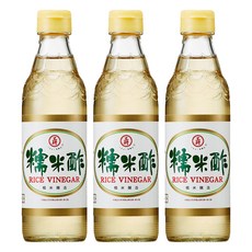 KONG YEN 工研 糯米醋 600ml 糯米釀造 酸度4.5%以上, 3瓶