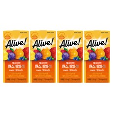Alive 每日一次複合維生素, 60錠, 4個
