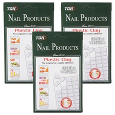 透明桿磁吸式美甲片支架 美甲黏土 1號店, 3個, 半透明