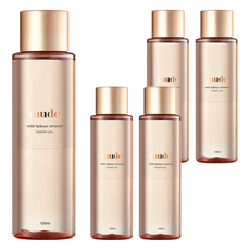 mude. 溫和眼唇卸妝液 120ml 防水 舒緩肌膚 增強肌膚防禦力, 5瓶