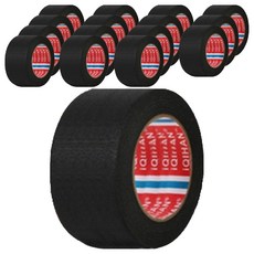 iQIHAN DADA 彩色遮蔽膠帶 黑色 50 mm x 20 m, 16個