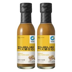 청정원 피넛월남쌈 소스, 240g, 2개