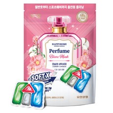 HAPPYHOME 強力膠囊多合一洗衣精 Soft-X 白麝香, 1個, 30入