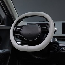 VENDICT 汽車用矽膠方向盤套 打孔雙D型 原廠型, 沙米色