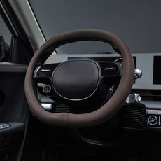 VENDICT 汽車用矽膠方向盤套 打孔雙D型 原廠型, 太妃糖棕