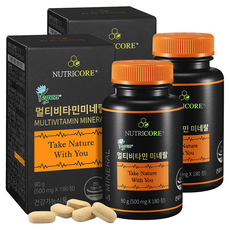 NUTRICORE 多種維生素和礦物質, 180錠, 2個