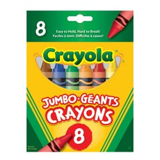 Crayola 繪兒樂 大號蠟筆, 8色, 1個