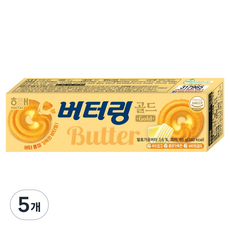 해태제과 버터링 골드, 65g, 5개