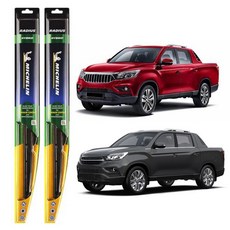 MICHELIN 米其林 Radius Hydroedge混合式雨刷組, KGM Rexton Sports/Khan