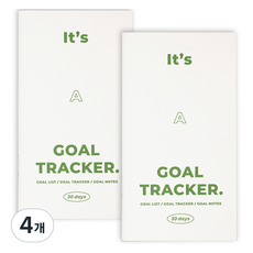 PAPERIAN 目標追蹤本 30天, 1入, 4個, 綠色