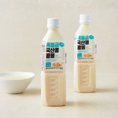 맑은물에 특등급 국산콩 콩물, 500ml, 2개