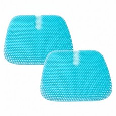 Dailygongam 涼感坐墊 2個, 黑色 + 藍色