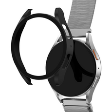 YOGER Galaxy Watch 全覆蓋螢幕保護貼 鋼化玻璃 保護殼, 1個, 黑色