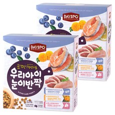 데이스포 강아지 우리아이 기능성 사료, 눈물개선/눈건강, 1.8kg, 2개