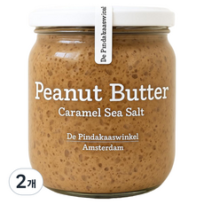 더핀더가스빈컬 땅콩버터 잼 카라멜 바다소금, 2개, 380g