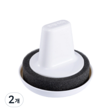 快潔生活 多用途餐具碗盤迷你手持菜瓜布 白色 10 x 7.1 cm, 2個, 1入