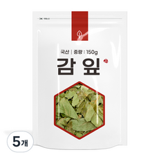 자연초 감잎차, 150g, 1개입, 5개