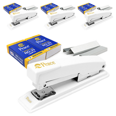 35 件金色訂書機 + 筆芯 33 號 x 2p 套裝, 霧面白, 4個