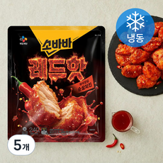 고메 소바바 치킨 레드핫 순살 (냉동), 240g, 5개