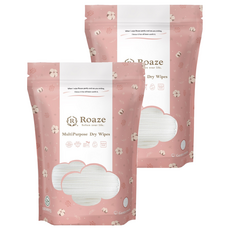 Roaze 柔仕 多功能乾濕兩用巾 舒適款, 2個, 100片