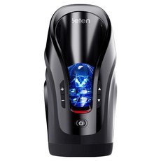 Leten 炮王36絕技杯 全自動伸縮電動飛機杯 5種速度 10種模式, 黑色, 1盒