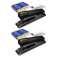 35 件金色訂書機 + 筆芯 33 號 x 2p 套裝, 霧面黑, 2個