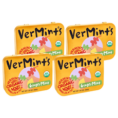VERMINTS 美國有機清口糖 薑汁風味 40g 美國生產, 4個