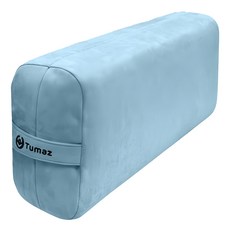 Tumaz 月熊 40&50D雙面硬度麂皮細緻絨瑜珈枕, 土耳其藍, 72 x 30 x 16 cm, 1組