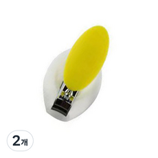 베러맘 유아용 튼튼한 손톱깎이, 노랑, 2개